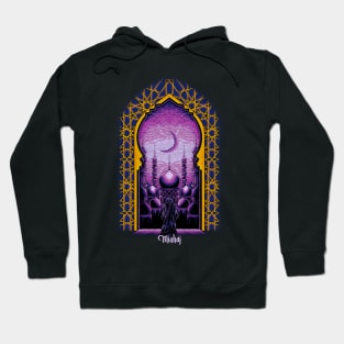 Mosque's View Purple Hoodie